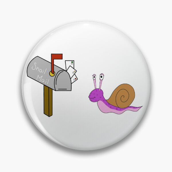 Item preview, Snail Fetching Mail designed and sold by lilyseifert.