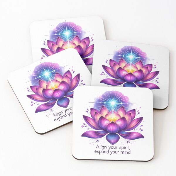 Item preview, Align Your Spirit, Expand Your Mind - Crown Chakra (Sahasrara) designed and sold by My Joyful Charm Store.