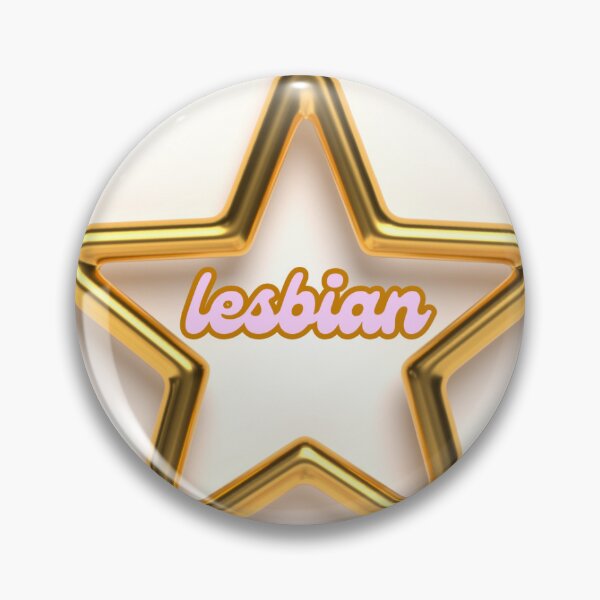 Item preview, Gold Star Lesbian designed and sold by Rachel Bonds.