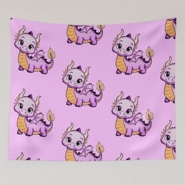 Item preview, Purple Pinkish Dragon  designed and sold by Robertworkshop.