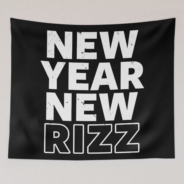 Item preview, New Year New Rizz 2025 New Year Meme designed and sold by BoggsNicolasArt.