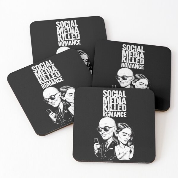 Item preview, Social Media Killed Romance Love designed and sold by PosiMCreations.