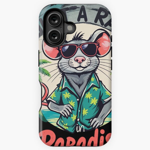 Item preview, Just a Rat in Paradise - Vintage Tropical designed and sold by CoolEnthusias.