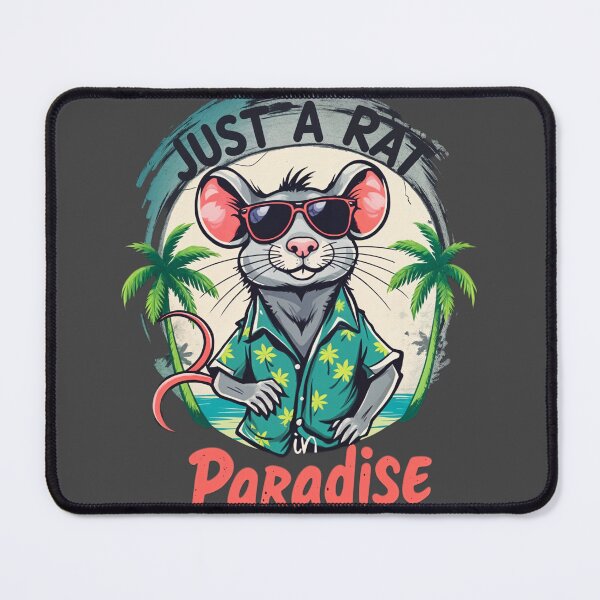 Item preview, Just a Rat in Paradise - Vintage Tropical designed and sold by CoolEnthusias.