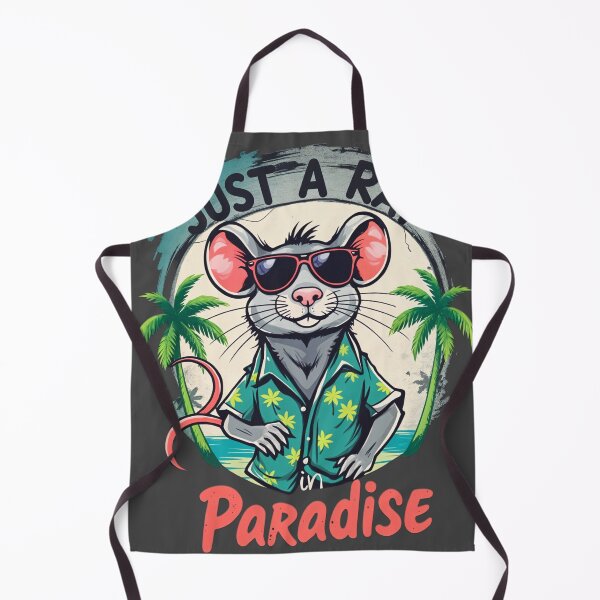 Item preview, Just a Rat in Paradise - Vintage Tropical designed and sold by CoolEnthusias.