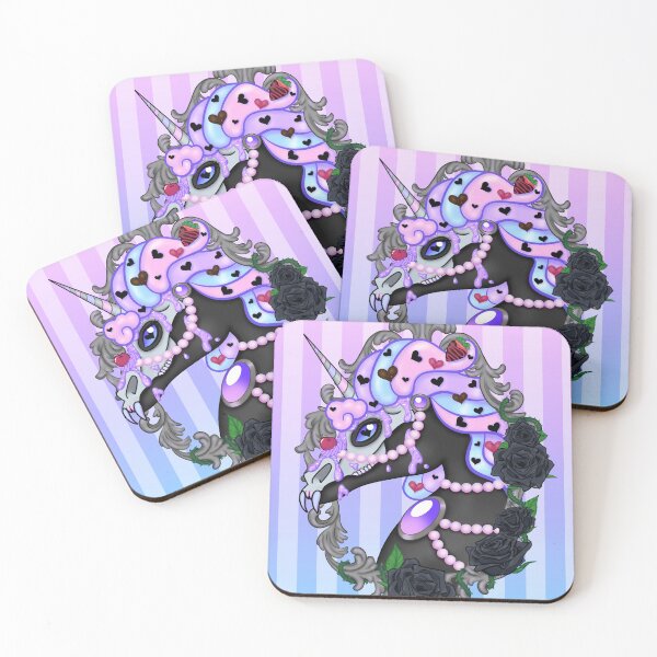 Item preview, Valentine's Unicorn (pastel goth) designed and sold by Miss Lunaria.