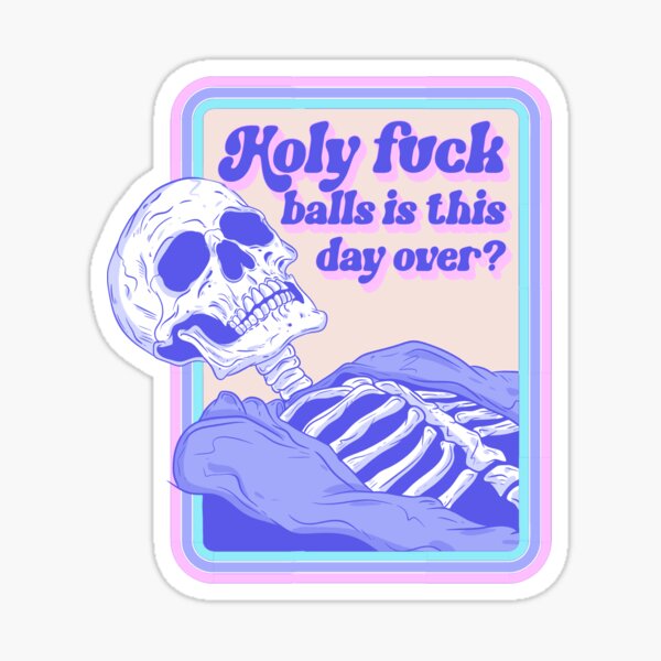 Item preview, Is this day over skeleton designed and sold by Jess.a.creates.
