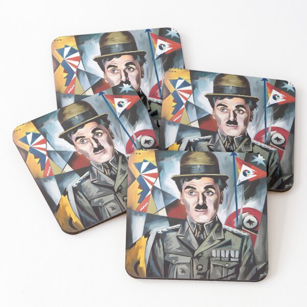 Item preview, Cubist Portrait of The Great Dictator | Satirical Artwork designed and sold by KARTICK DUTTA.