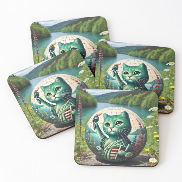 Item preview, Feline Freedom in Bloom designed and sold by DynastyCraft.
