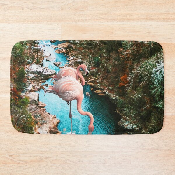 Item preview, Flamingo Forest #redbubble #decor #buyart designed and sold by 83oranges.com.
