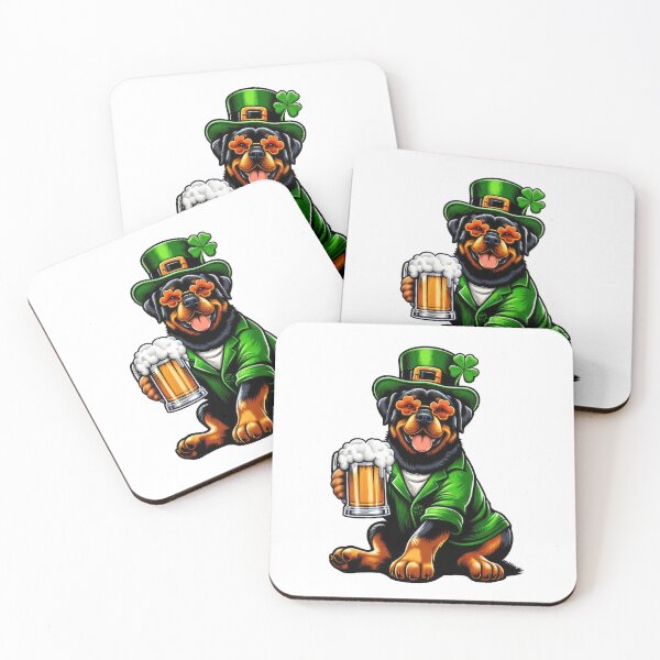 Item preview, Rottweiler Dog St Patrick's Day designed and sold by doodIllustrate.