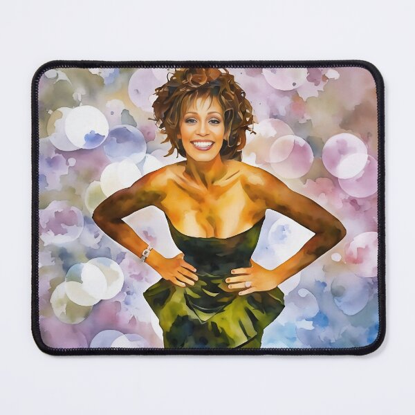 Item preview, Whitney Houston - Watercolor designed and sold by deusrex007.