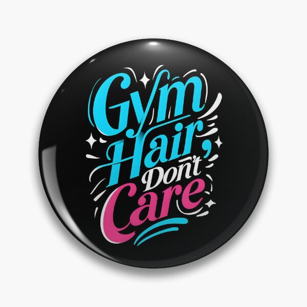 Item preview, Gym Hair, Don’t Care -  Retro Typography  Fitness Quote designed and sold by SamSupershirt.