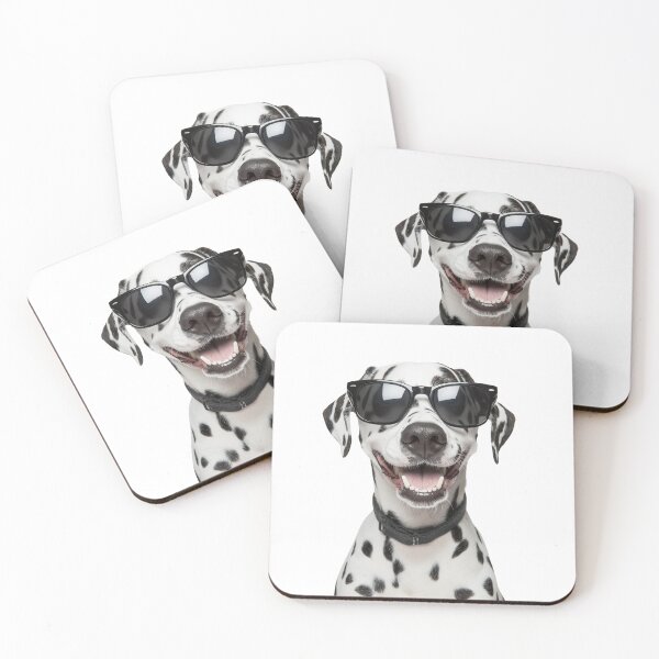 Item preview, Funny cool Dalmatian Dog wearing sunglasses designed and sold by LazyOwlStore.
