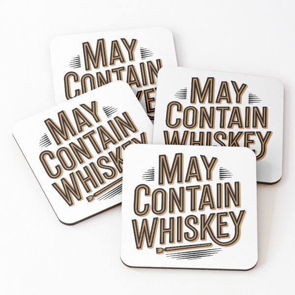 Item preview, May Contain Whiskey designed and sold by graphic-genie.