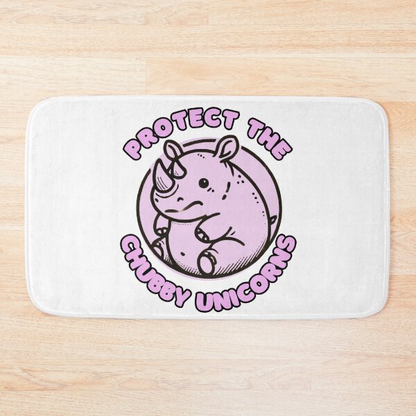 Item preview, Protect the Chubby Unicorns (Rhinos) designed and sold by figandroseco.