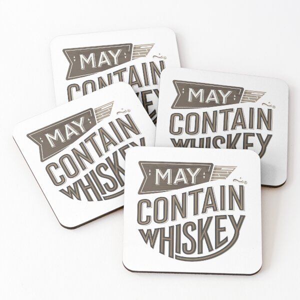Item preview, May Contain Whiskey designed and sold by graphic-genie.