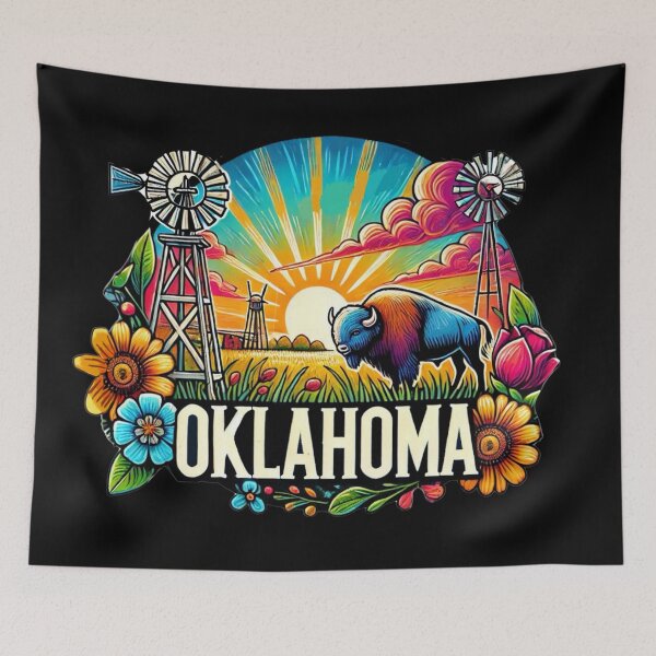 Item preview, Oklahoma USA designed and sold by Myra365Art.