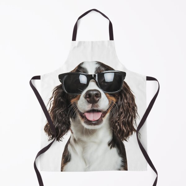Item preview, Funny cool English Springer Spaniel Dog wearing sunglasses designed and sold by LazyOwlStore.