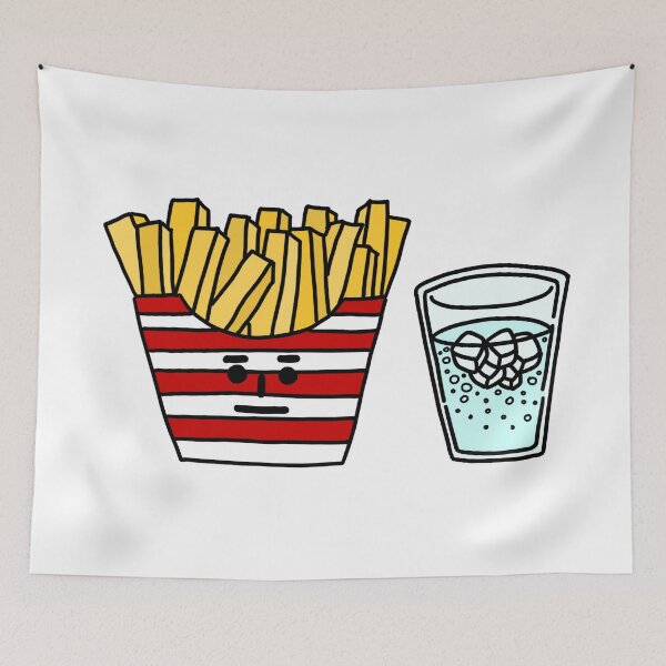 Item preview, fried potato and soda designed and sold by superbaechoo.