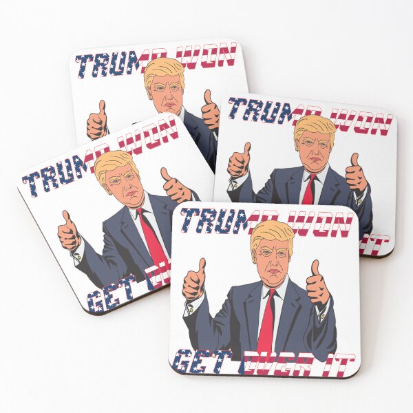 Item preview, Trump Won! Get Over It! designed and sold by AllYouCanDesign.