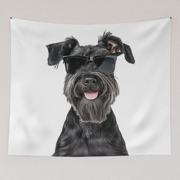 Item preview, Funny cool Giant Schnauzer Dog wearing sunglasses designed and sold by LazyOwlStore.