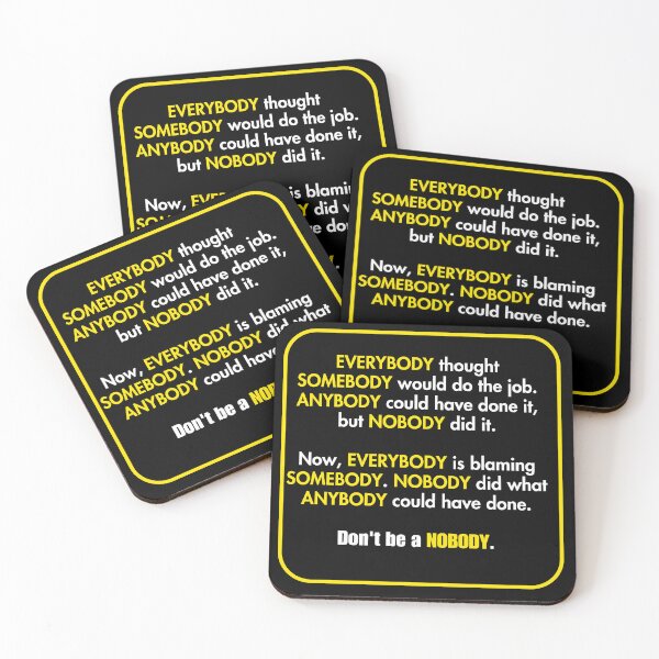 Item preview, EveryBody, SomeBody, AnyBody and NoBody #1 designed and sold by simpleones.