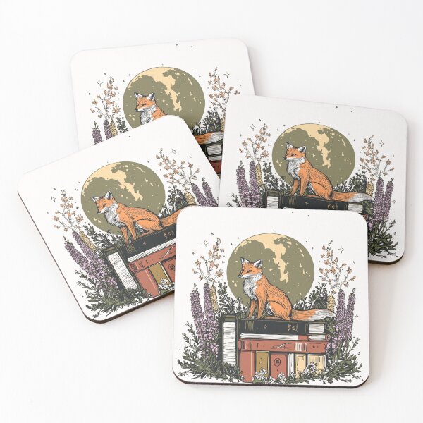 Item preview, Moon Light Cottage Fox Lavender Garden designed and sold by nookmerch97.
