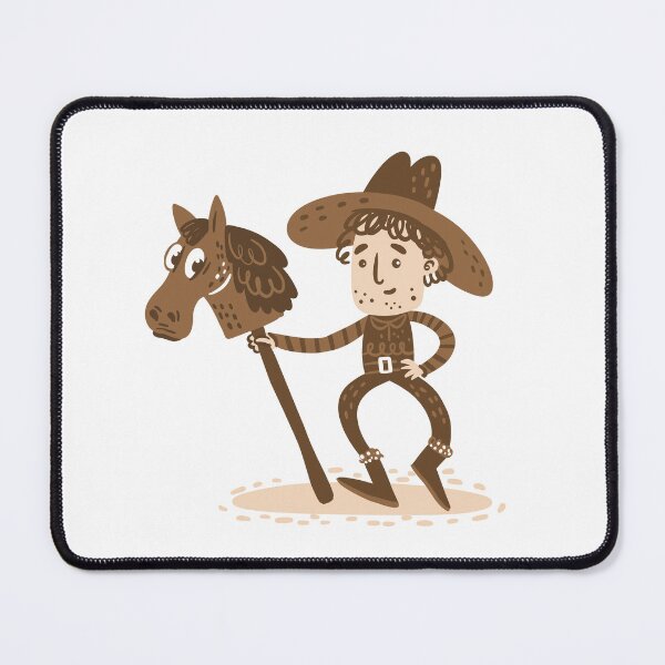 Item preview, Cowboy and a hobby horse designed and sold by jasmineberry.