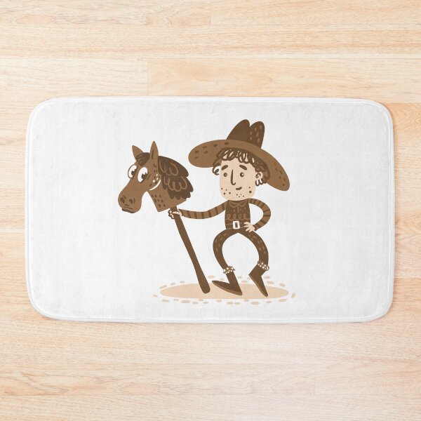 Item preview, Cowboy and a hobby horse designed and sold by jasmineberry.