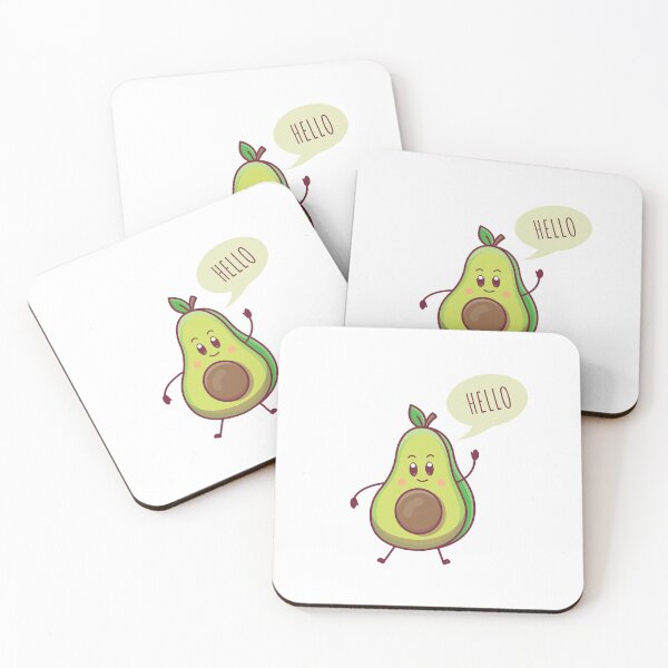 Item preview, Hello Avocado - Cute and Cheerful Design designed and sold by RororereShop.