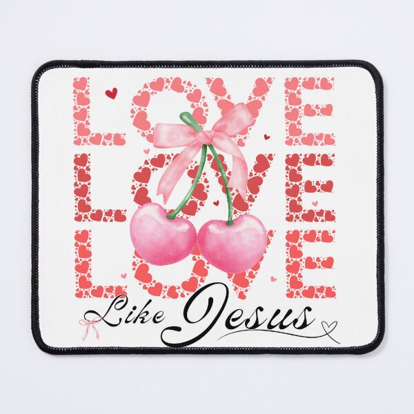 Item preview, Love like Jesus, Christian Jesus, Cute Valentine Jesus quote designed and sold by Coco-creationss.