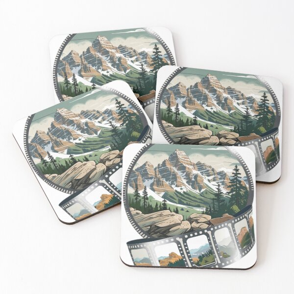 Item preview, A sticker featuring a stylized, gradient illustration of the Utah mountains, symbolizing the festival's breathtaking setting. designed and sold by InsightA.