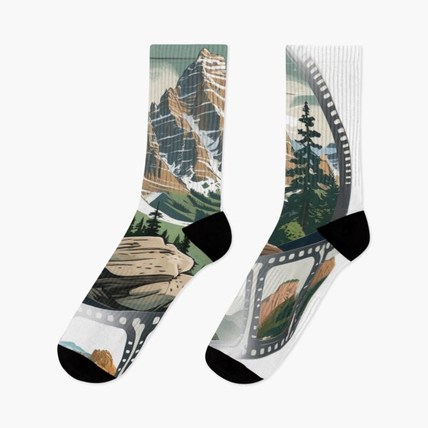 Item preview, A sticker featuring a stylized, gradient illustration of the Utah mountains, symbolizing the festival's breathtaking setting. designed and sold by InsightA.