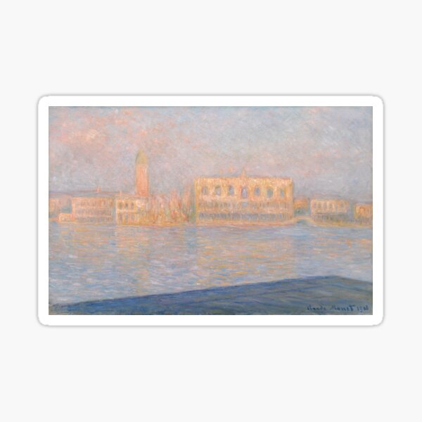The Palazzo Ducale, Seen From San Giorgio Maggiore Sticker