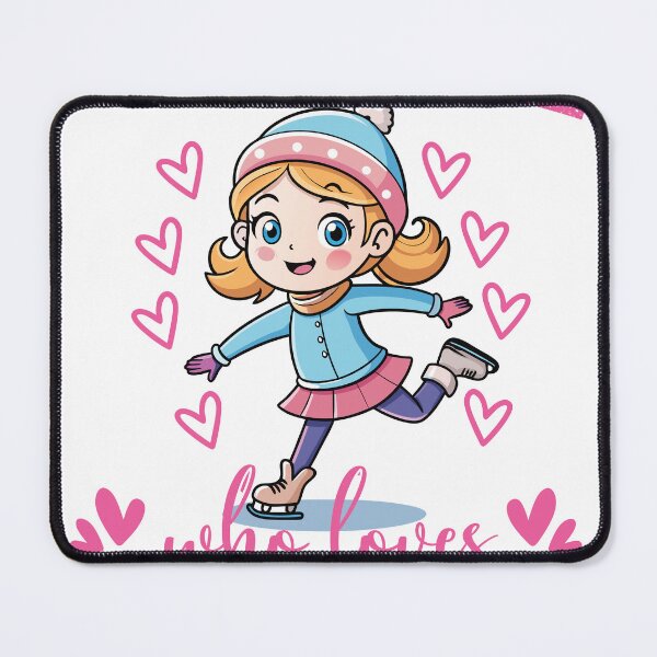 Item preview, Girl who loves ice skating designed and sold by ARDEN Designs.