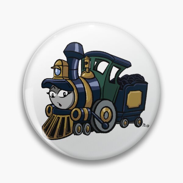 Item preview, Lucy the Locomotive designed and sold by BowlerHatBazzar.