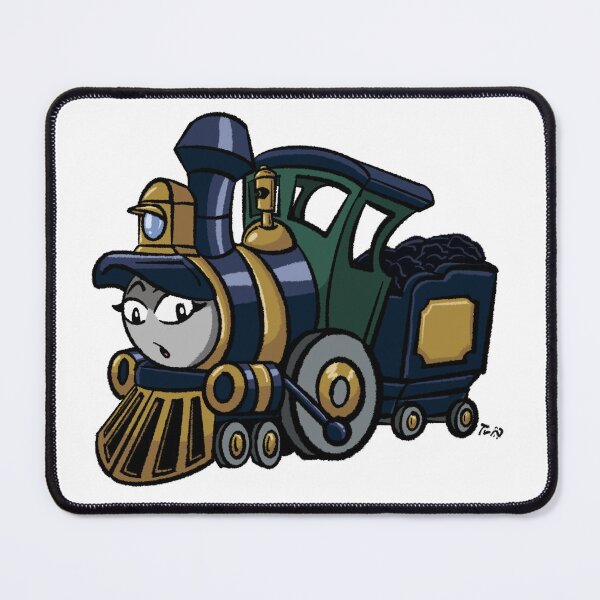 Item preview, Lucy the Locomotive designed and sold by BowlerHatBazzar.