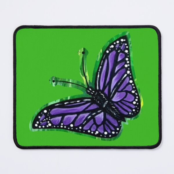 Item preview, Purple Buttlerfly - Green Background designed and sold by AwesomeAla.