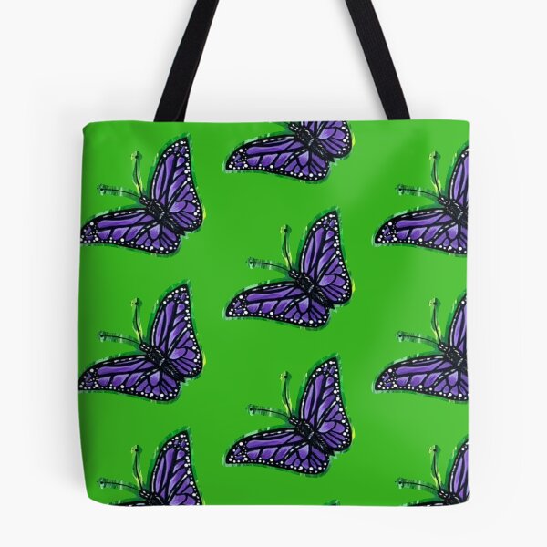 Item preview, Purple Buttlerfly - Green Background designed and sold by AwesomeAla.