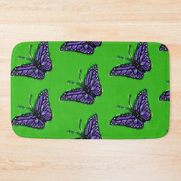 Item preview, Purple Buttlerfly - Green Background designed and sold by AwesomeAla.