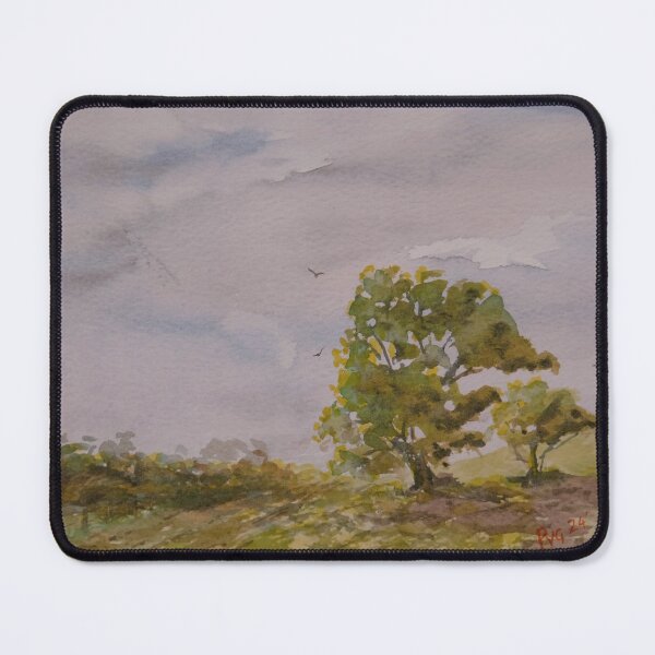 Item preview, Old Fence Track - Watercolour designed and sold by Paul Gilbert.