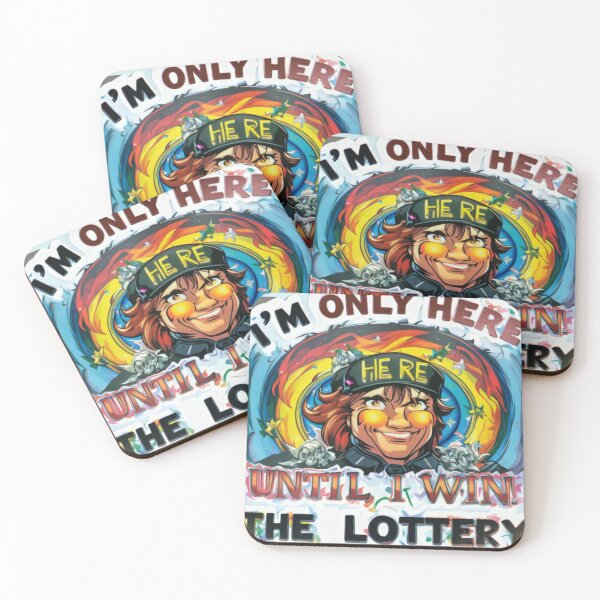 Item preview, I'm Only Here Until I Win the Lottery 2025 designed and sold by Mido-artister.