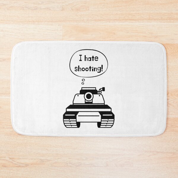 Item preview, I Hate Shooting Irony In Black Tank's Heart designed and sold by SplashTastic.