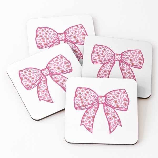 Item preview, Pink leopard print bow designed and sold by PMSNshop.