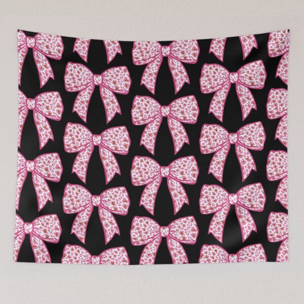 Item preview, Pink leopard print bow designed and sold by PMSNshop.