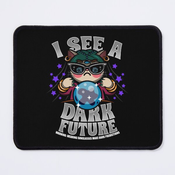 Item preview, Funny Cute Psychic Cat Dark Humor Meme designed and sold by BoggsNicolasArt.