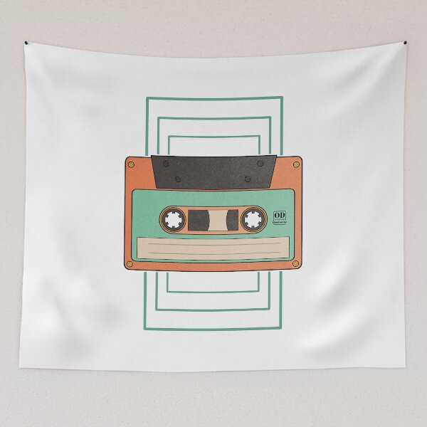 Item preview, Timeless Songs | Retro Vintage Music Tape Cassette designed and sold by ObsidianDaz.