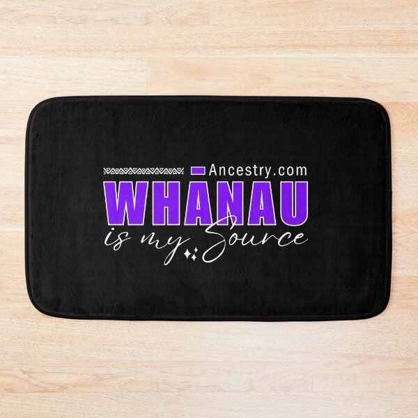 Item preview, Whānau is My Source - Māori Ancestry Design (Purple) designed and sold by 2-Tama-Toi.