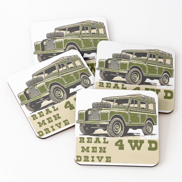 Item preview, Real Men Drive 4WD designed and sold by MacksMerch.